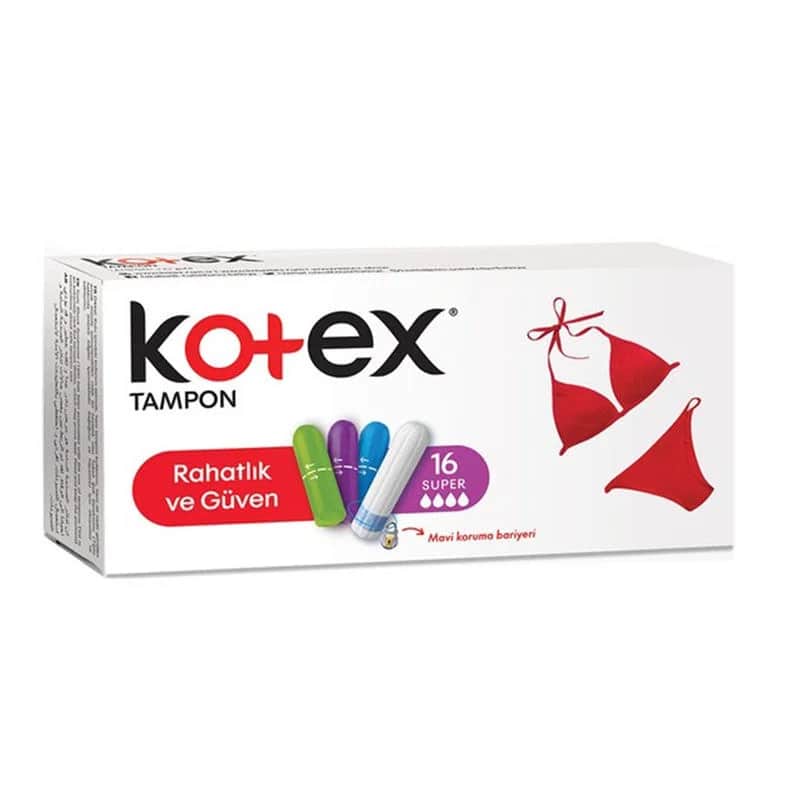 Kotex كوتكس تامبون سوبر 16 قطعة