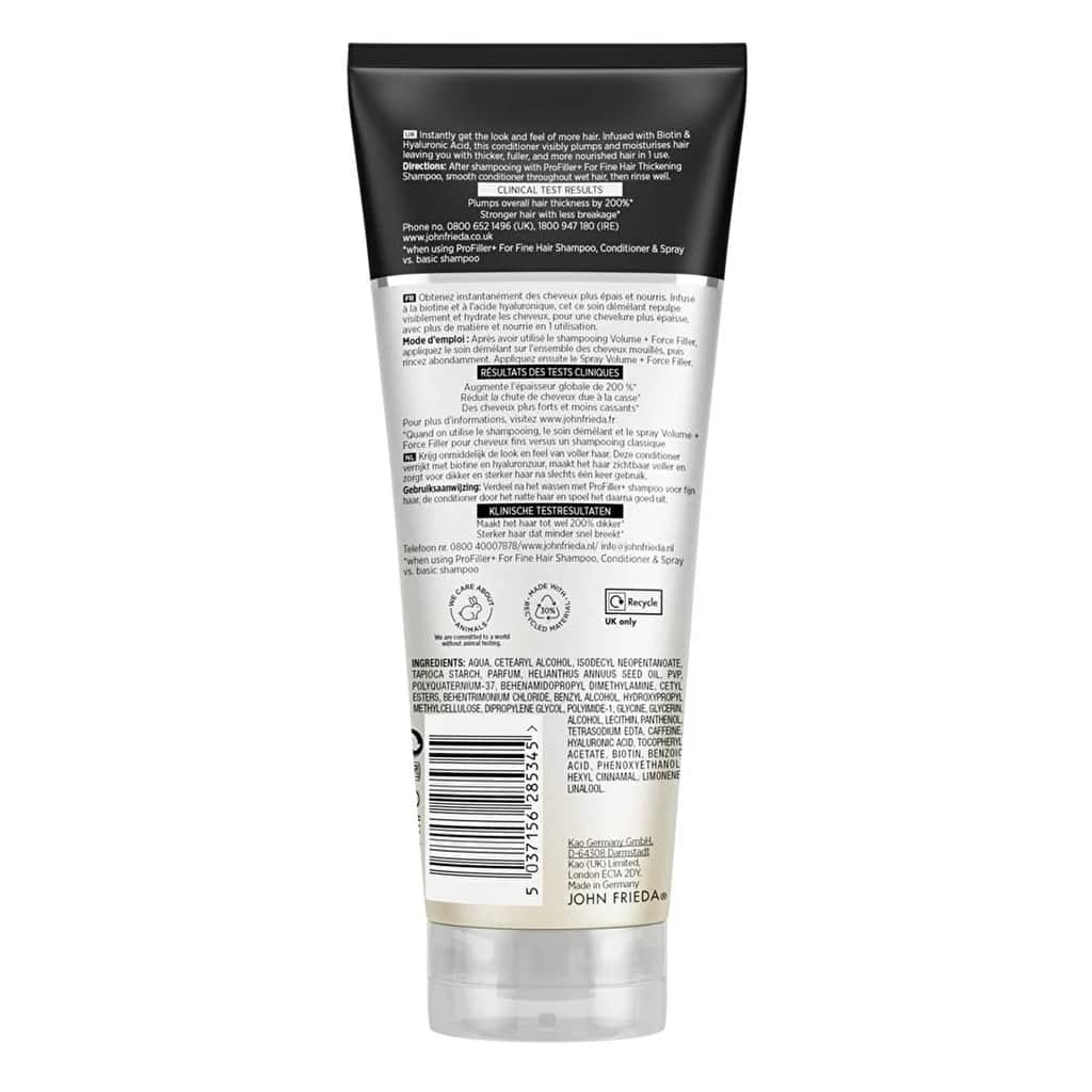 John Frieda بلسم جون فريدا بروفيلر+ لتكثيف الشعر 250 مل