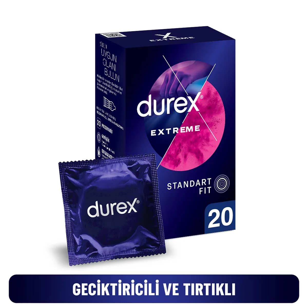 Durex واقيات ذكرية ديوركس إكستريم عبوة من 20 قطعة