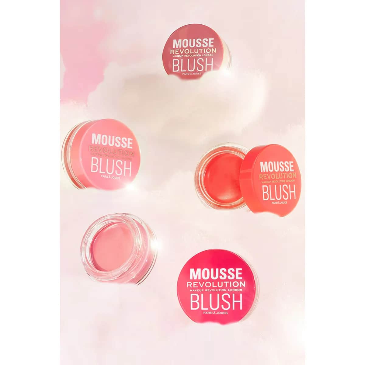 Revolution Mousse Blush Juicy Fuchsia Pink