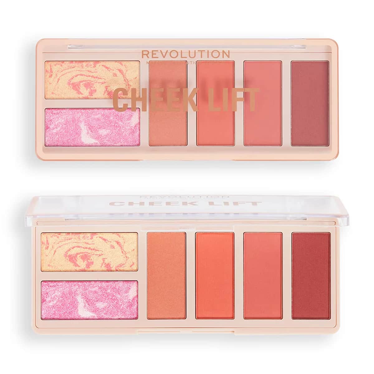 Revolution Cheek Lift Blush Palette Coral Dreaming