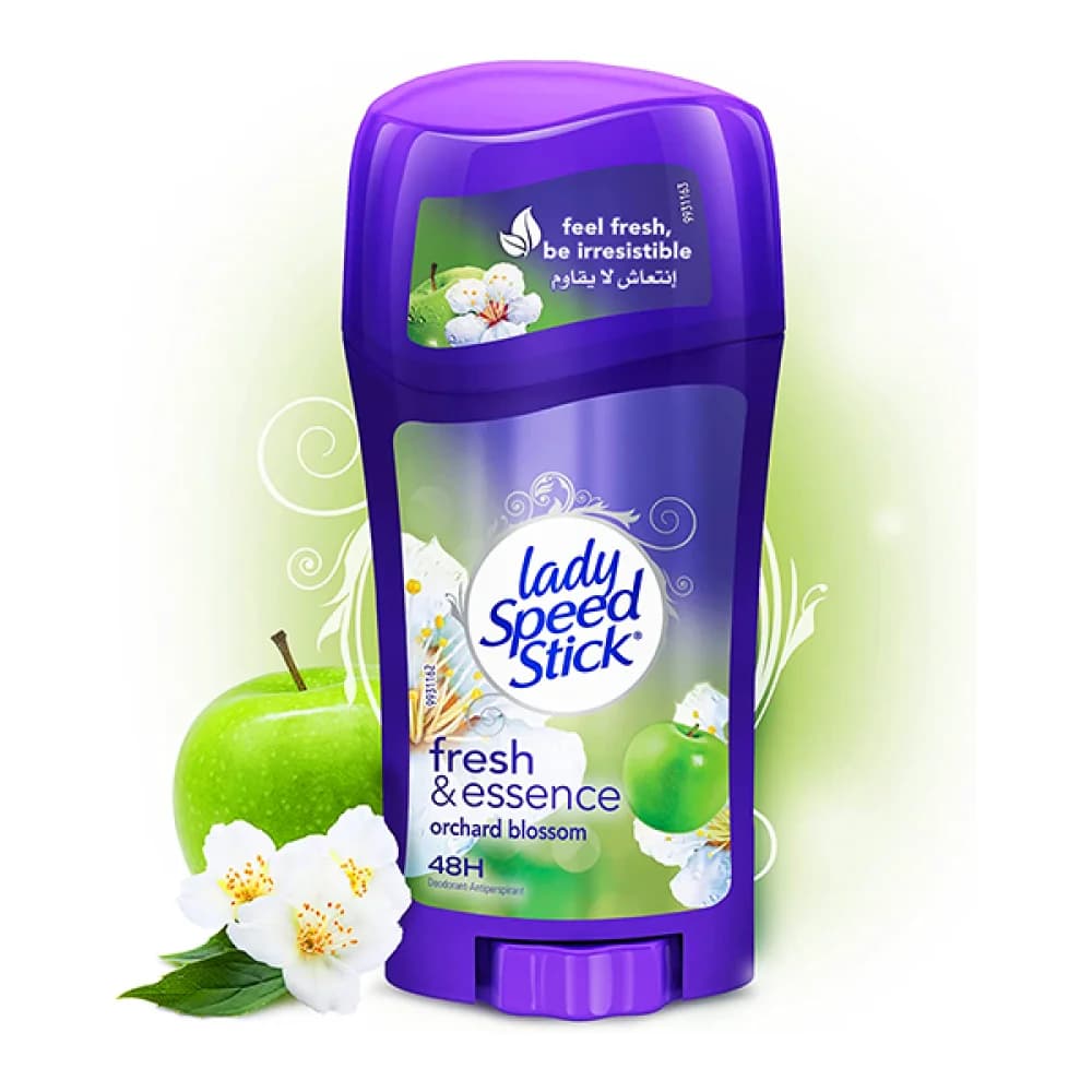 Lady Speed Stick مزيل مانع للتعرق فريش اند ايسنس اورتشارد بلوسوم من ليدي سبيد ستيك 65 جرام