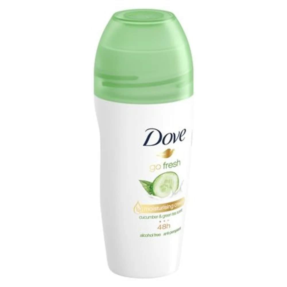 Dove مزيل العرق جو فريش رول أون برائحة الخيار والشاي الأخضر من دوف 50 مل