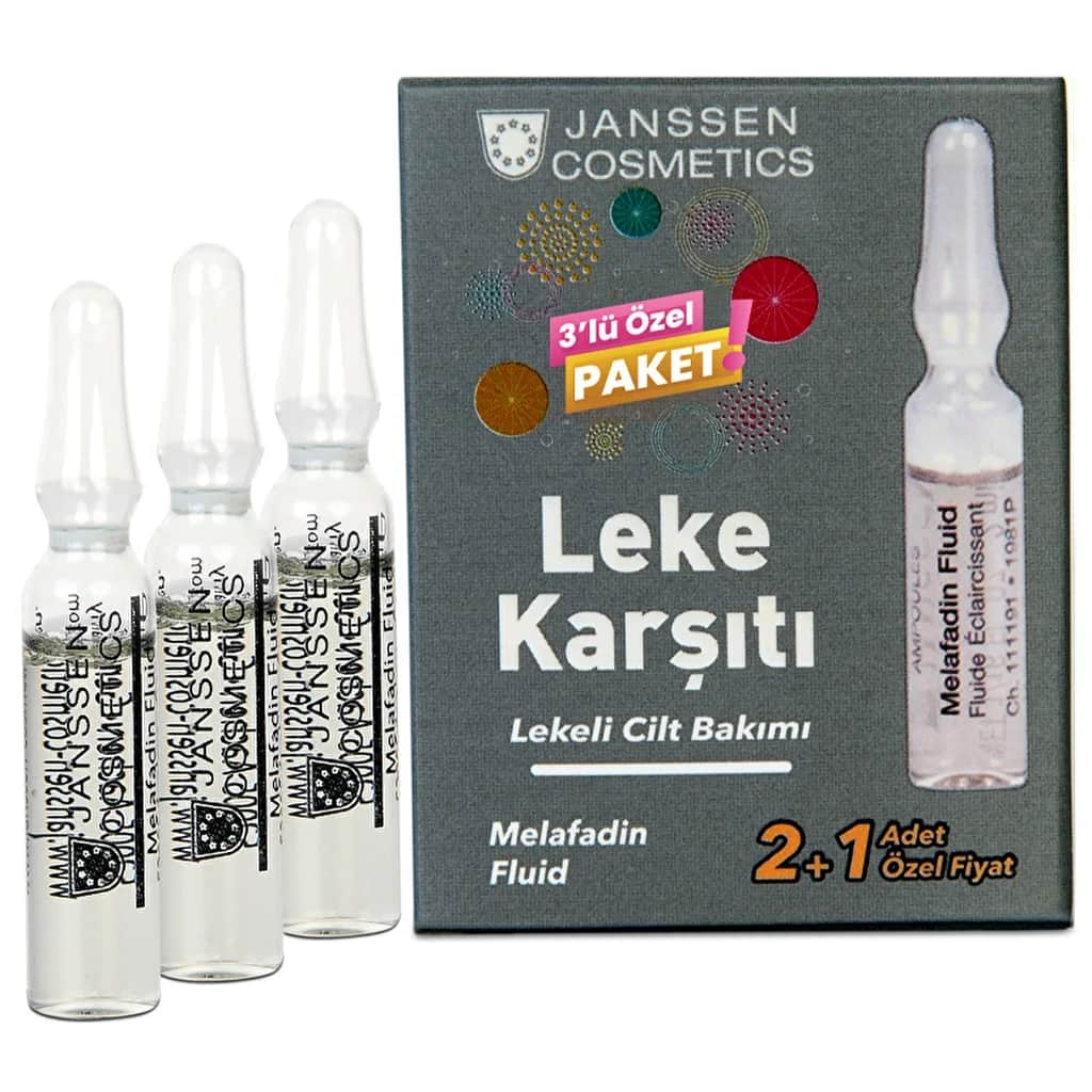 Janssen Cosmetics مجموعة أمبولات تفتيح البشرة وموازنة اللون من جانسن كوزماتيكس، عبوة من 3 قطع