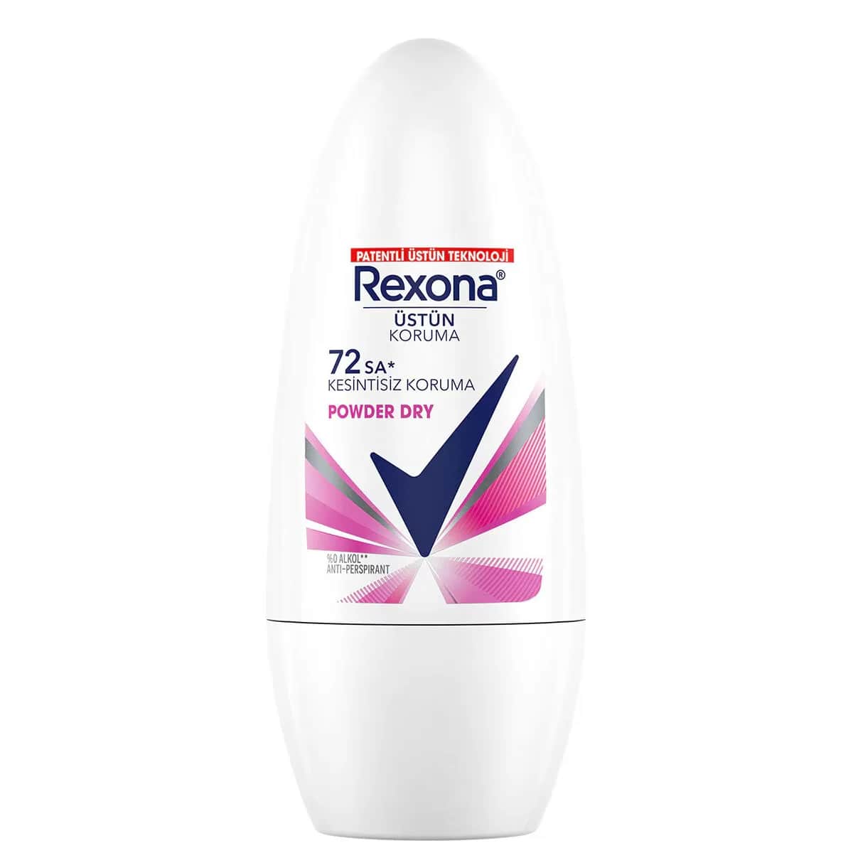 Rexona مزيل عرق ريكسونا سوبريور بروتكشن للنساء، بودرة جافة، حماية مستمرة تدوم 72 ساعة، 50 مل