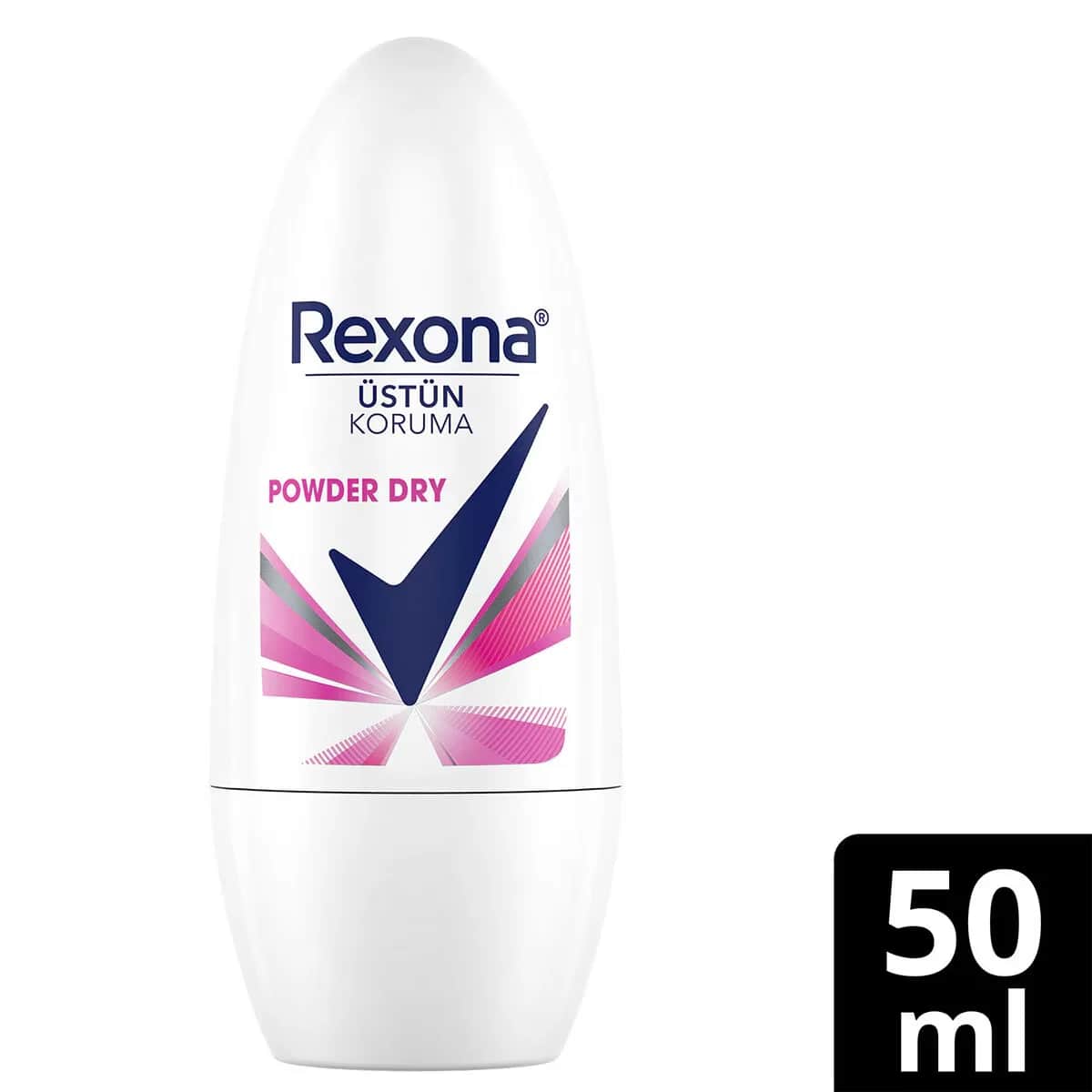 Rexona مزيل عرق ريكسونا سوبريور بروتكشن للنساء، بودرة جافة، حماية مستمرة تدوم 72 ساعة، 50 مل