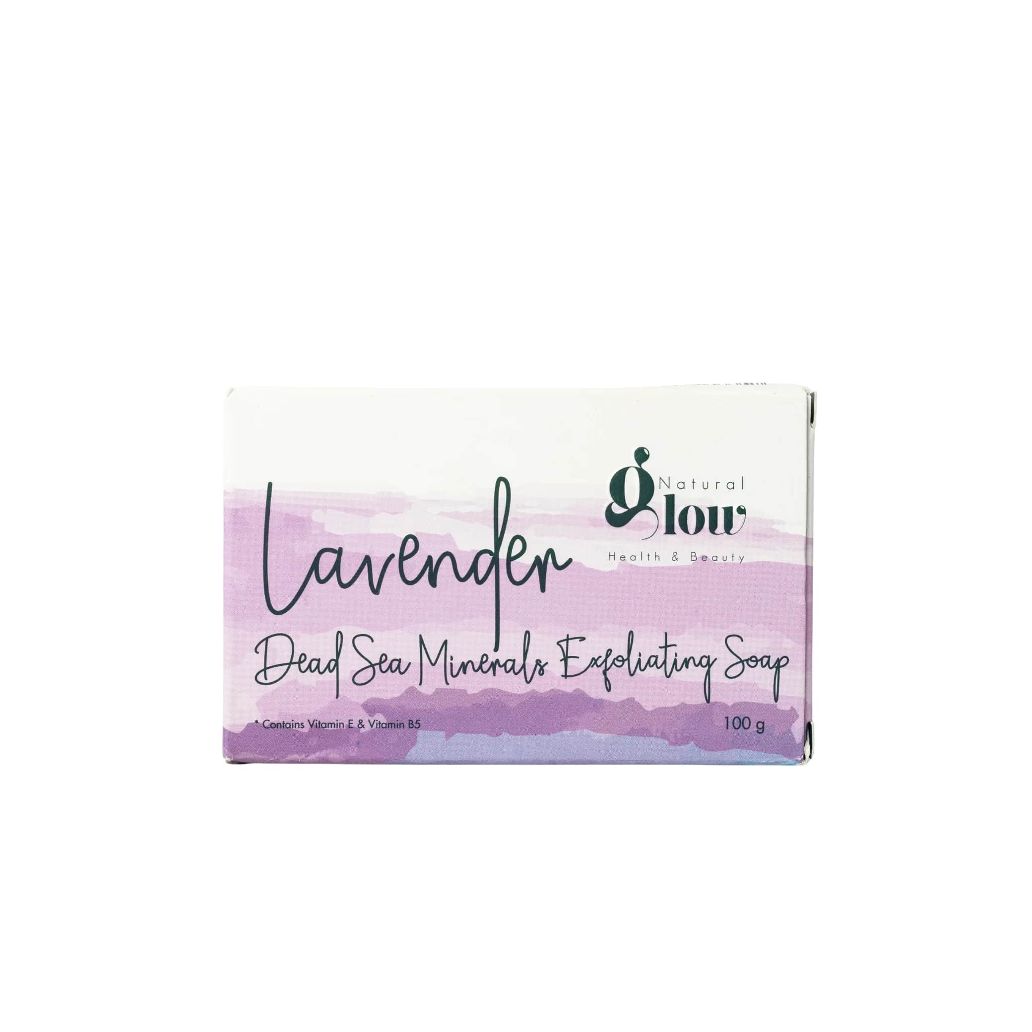 صابون مقشر معادن البحر الميت باللافندر 100 جرام من ناتشرال جلو Natural Glow