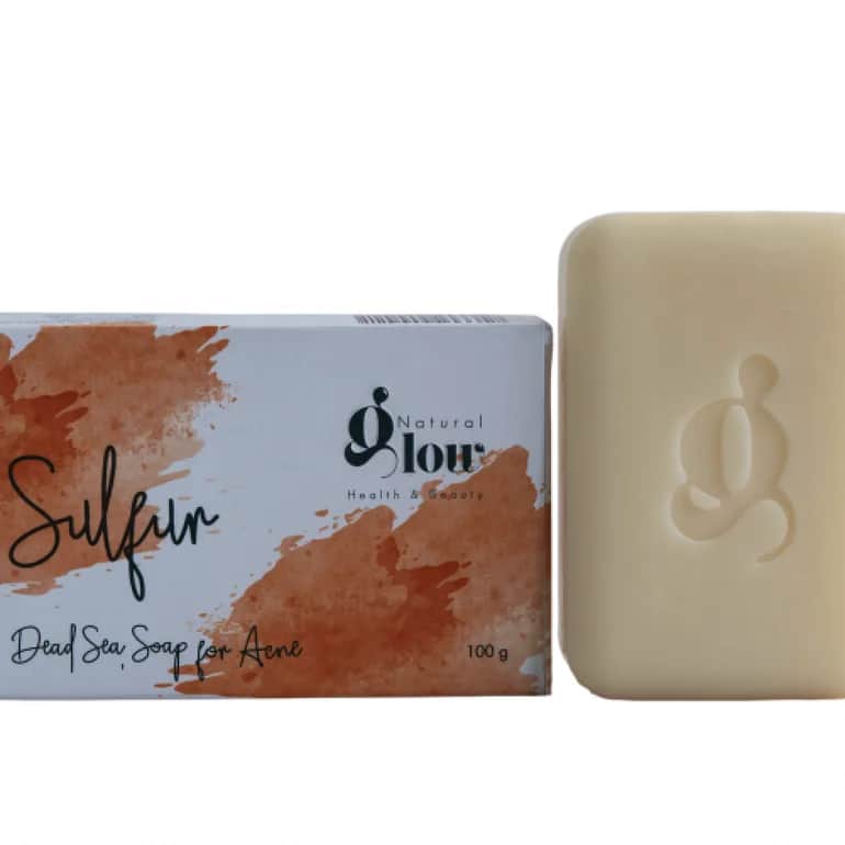 صابون الكبريت من ناتشرال جلو لعلاج حب الشباب 100 جرام Natural Glow