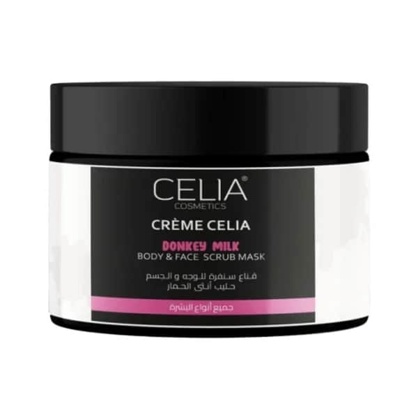 قناع مقشر للوجه والجسم بحليب الحمير من سيليا Celia