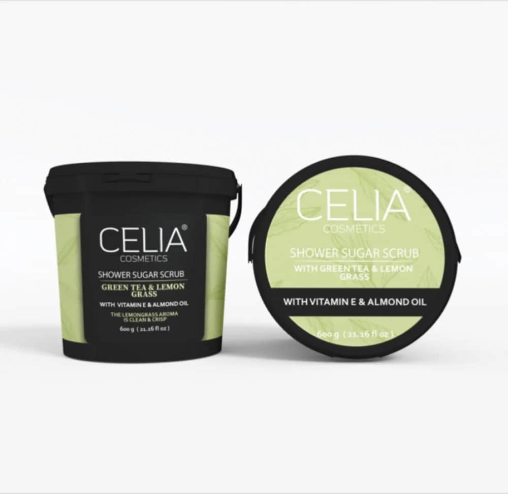 Celia Green Tea and Lemongrass Scrub 600 grams