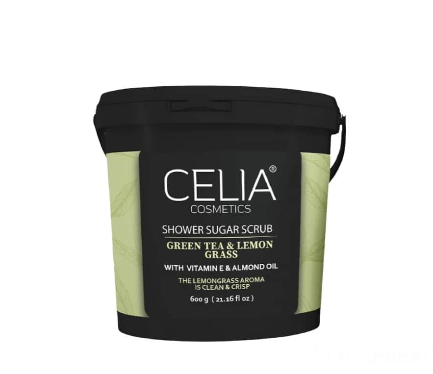 Celia Green Tea and Lemongrass Scrub 600 grams