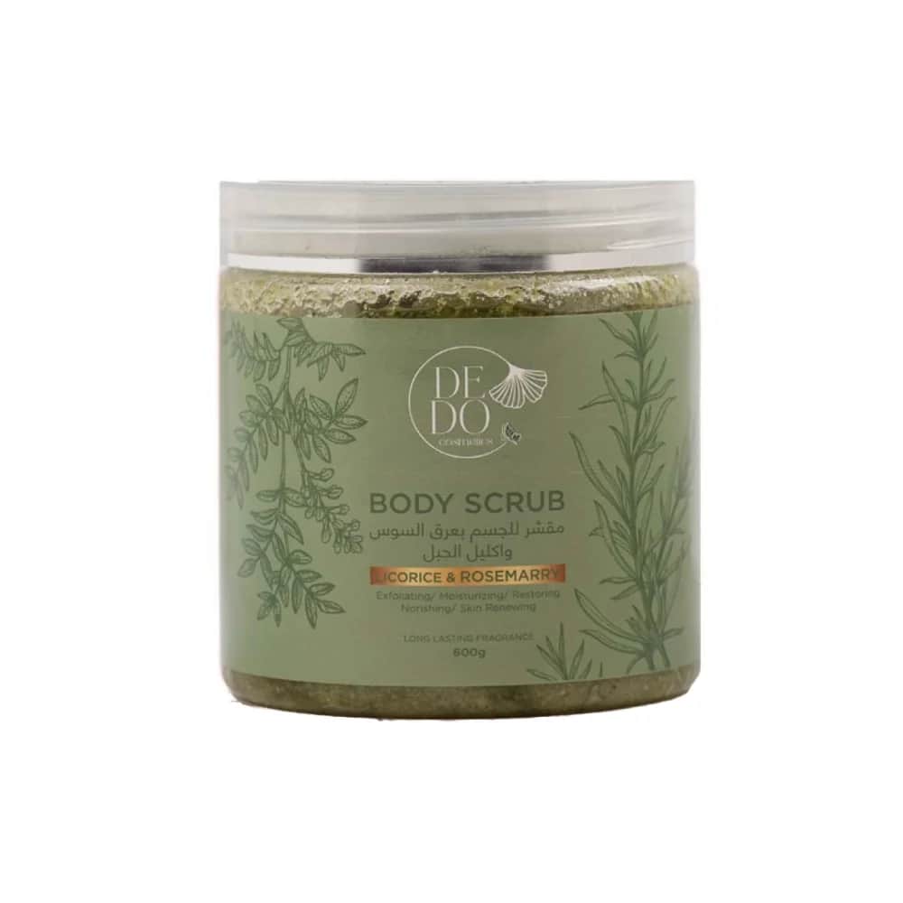 Dido Oil Sugar Scrub with Licorice and Rosemary 600g