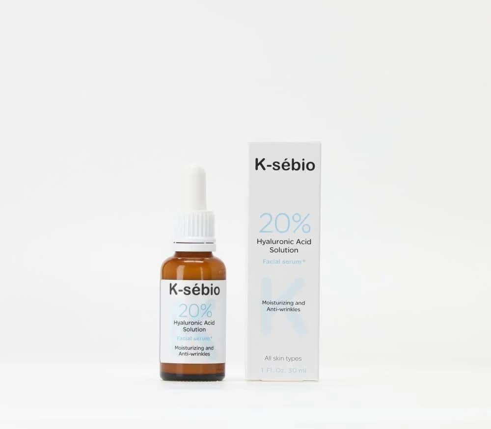 k-sebio سيروم+ محلول حمض الهيالورونيك 20% من كي سيبيو 30 مل