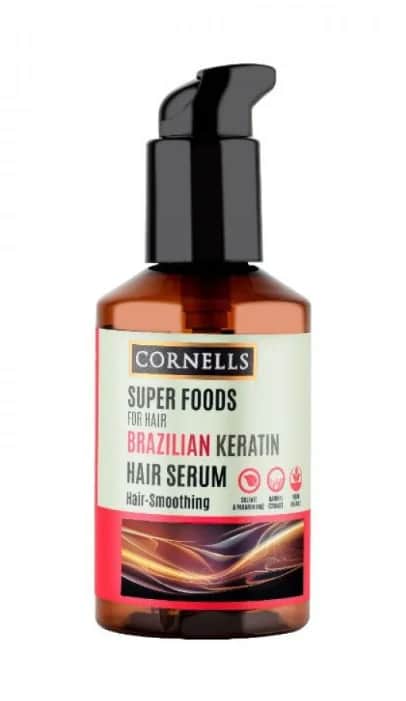 Cornells superfoods سيروم للشعر بخلاصة الكيراتين البرازيلي من كورنلز سوبر فودز 165 مل