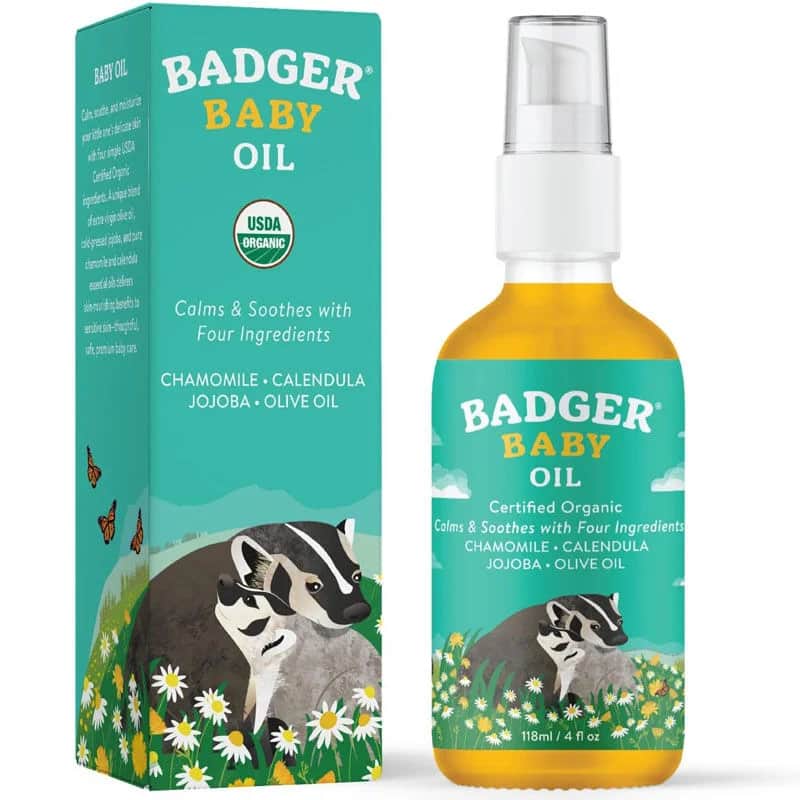 زيت الأطفال 118 مل من بادجر Badger