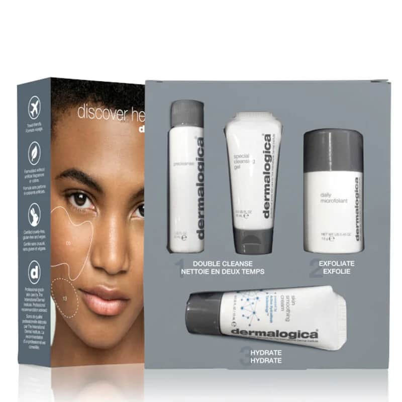 Dermalogica مجموعة ديرمالوجيكا لاكتشاف البشرة الصحية