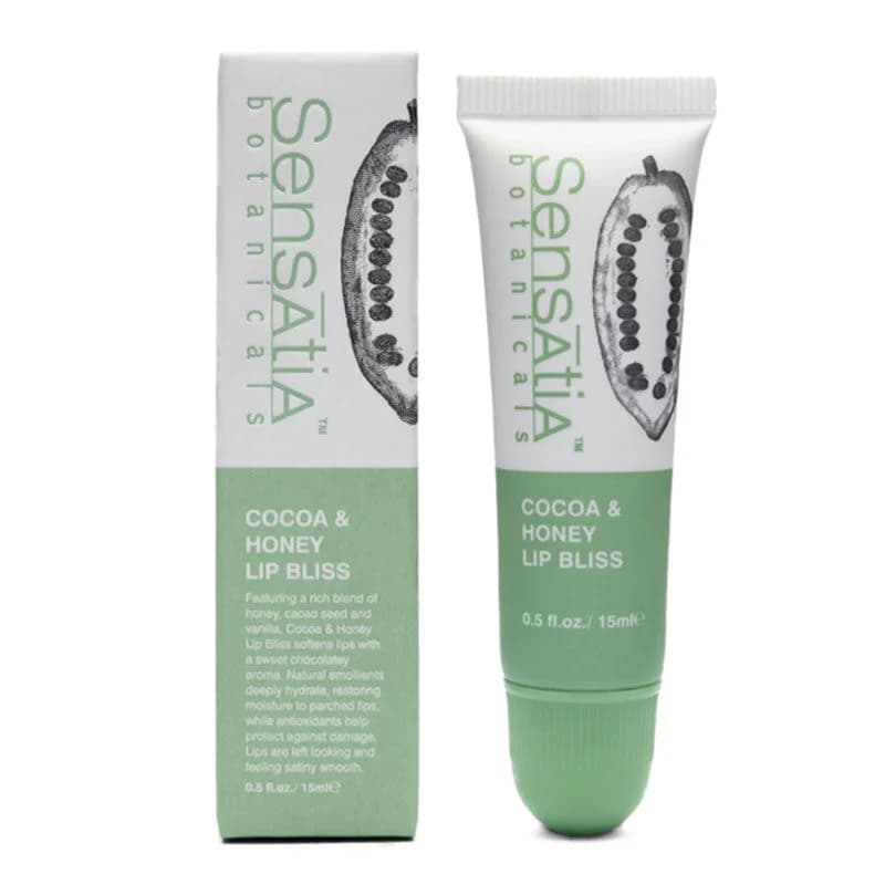 Sensatia Botanicals مرطب شفاه سينساتيا بوتانيكالز بالكاكاو والعسل 15 مل