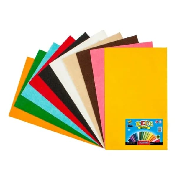 Lino لينو فيلت 10 ألوان 10 قطع (20 × 30 سم)