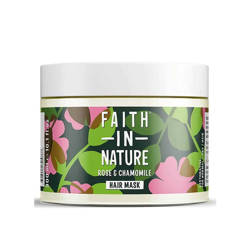 Faith In Nature قناع العناية بالشعر من فيث إن نيتشربخلاصة الورد والبابونج 300 مل