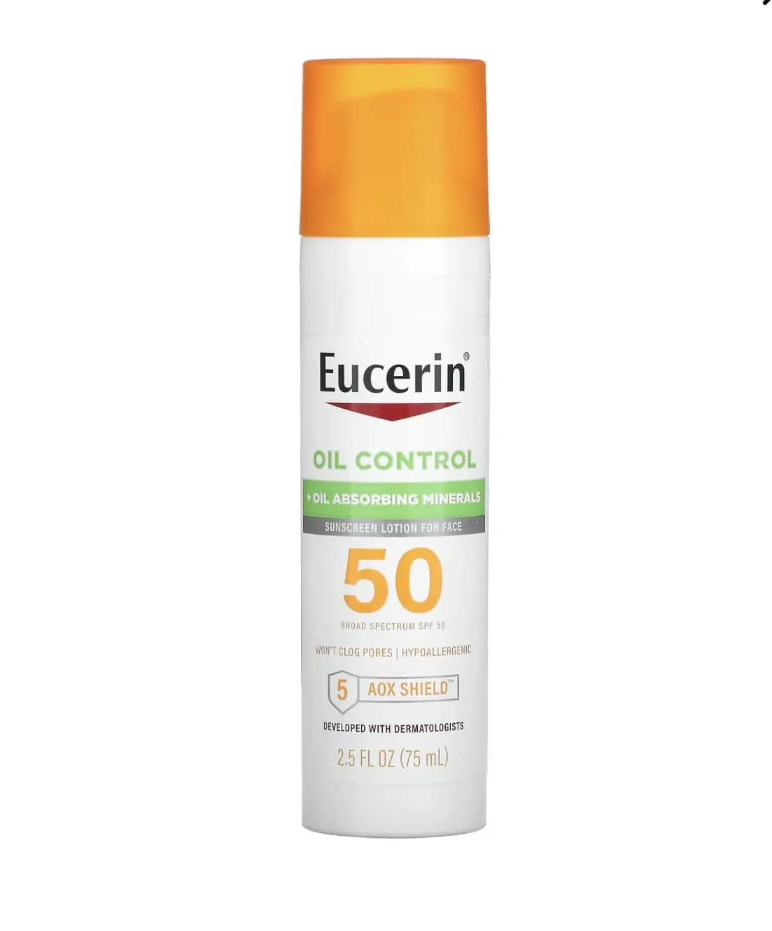 Eucerin دهان واقي شمسي للوجه عامل حماية من الشمس 50 SPF من يوسرين 75 مل