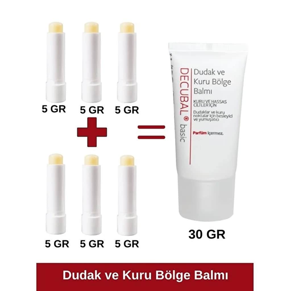 Decubal Basic بلسم ديكوبال الأساسي للشفاه والمناطق الجافة 30 مل