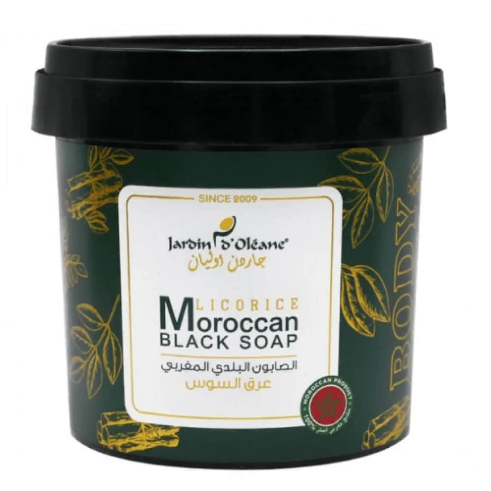 Jardin Oleane الصابون البلدي المغربي بـ عرق السوس من جاردن اوليان 500 جرام