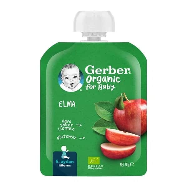 Gerber هريس التفاح العضوي من جيربر 90 غرام