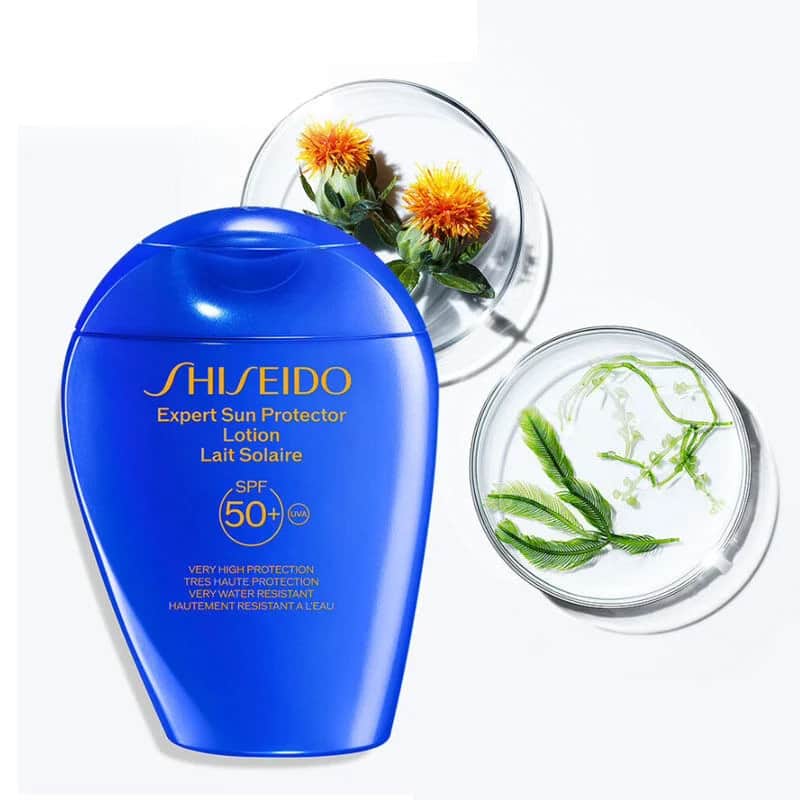 Shiseido لوشن شيسيدو جي إس سي بلو إكسبيرت الواقي من الشمس بعامل حماية 50+ 50 مل