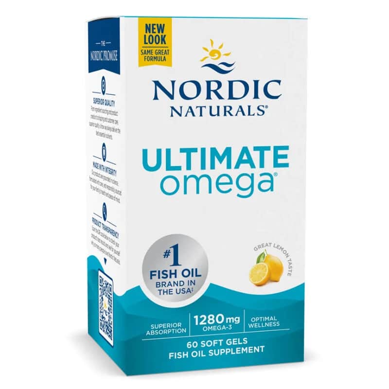 أوميغا 1280 ملغ 60 كبسولة لينة من نوردك ناتشورالز Nordic Naturals