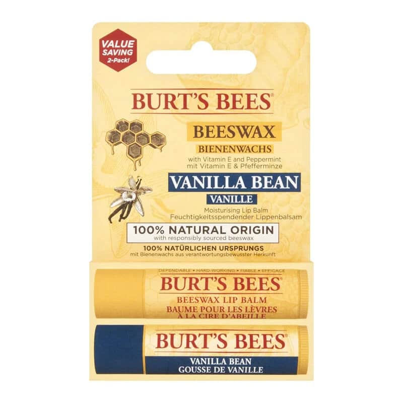 طقم بلسم شفاه 2 × 4.25 غرام من بورتس بيز Burt's Bees