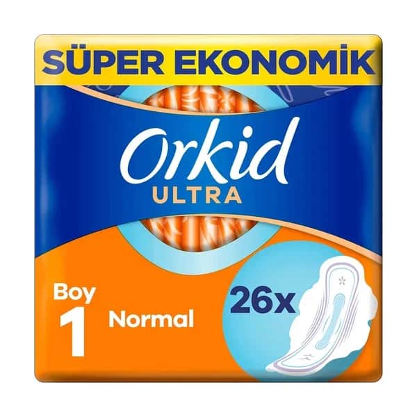 Orkid فوط أوركيد الصحية فائقة النعومة، 26 قطعة
