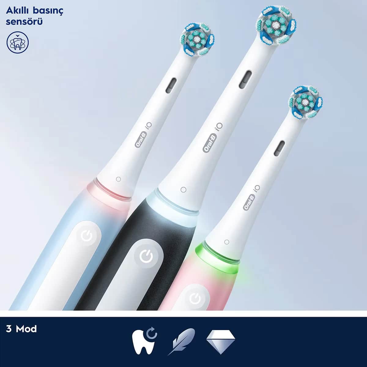 فرشاة أسنان قابلة للشحن سوداء من أورال-بي Oral-B