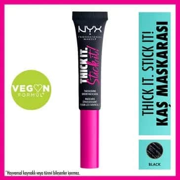 NYX ماسكارا الحواجب تيك إت ستيك إت من نيكس بروفيشنال ميك أب، لون أسود