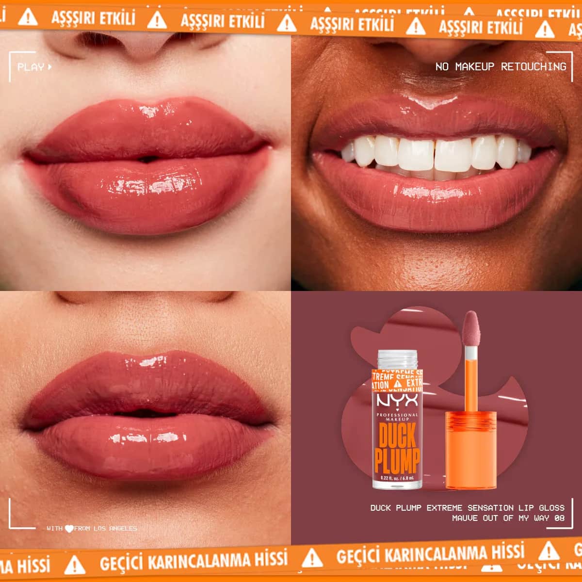 NYX ملمع شفاه داك بلامب من نييكس بروفيشنال ميك أب 08 موف من آوت أوف ماي واي
