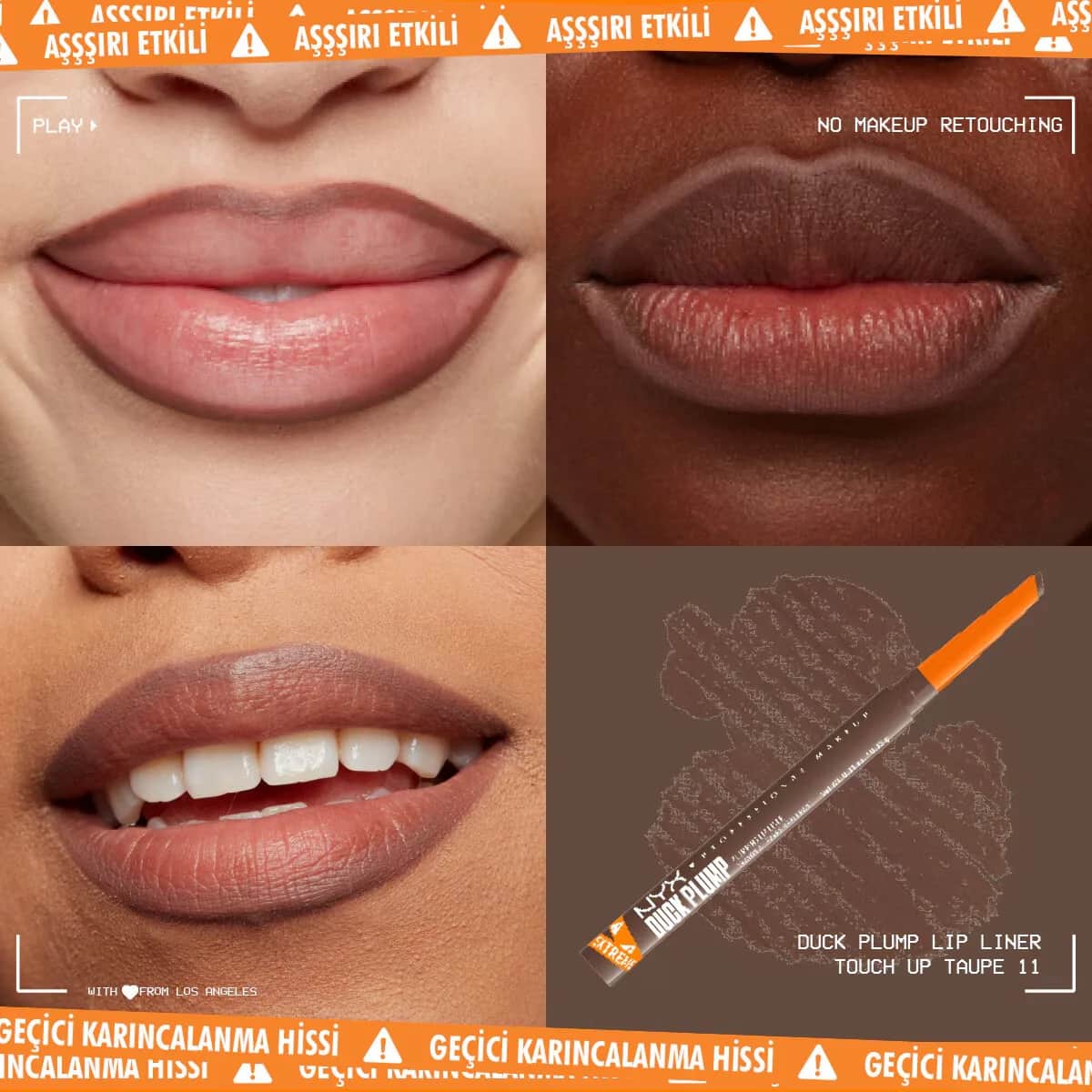NYX قلم تحديد الشفاه داك بلامب من نييكس بروفيشنال ميك أب، لون بني فاتح