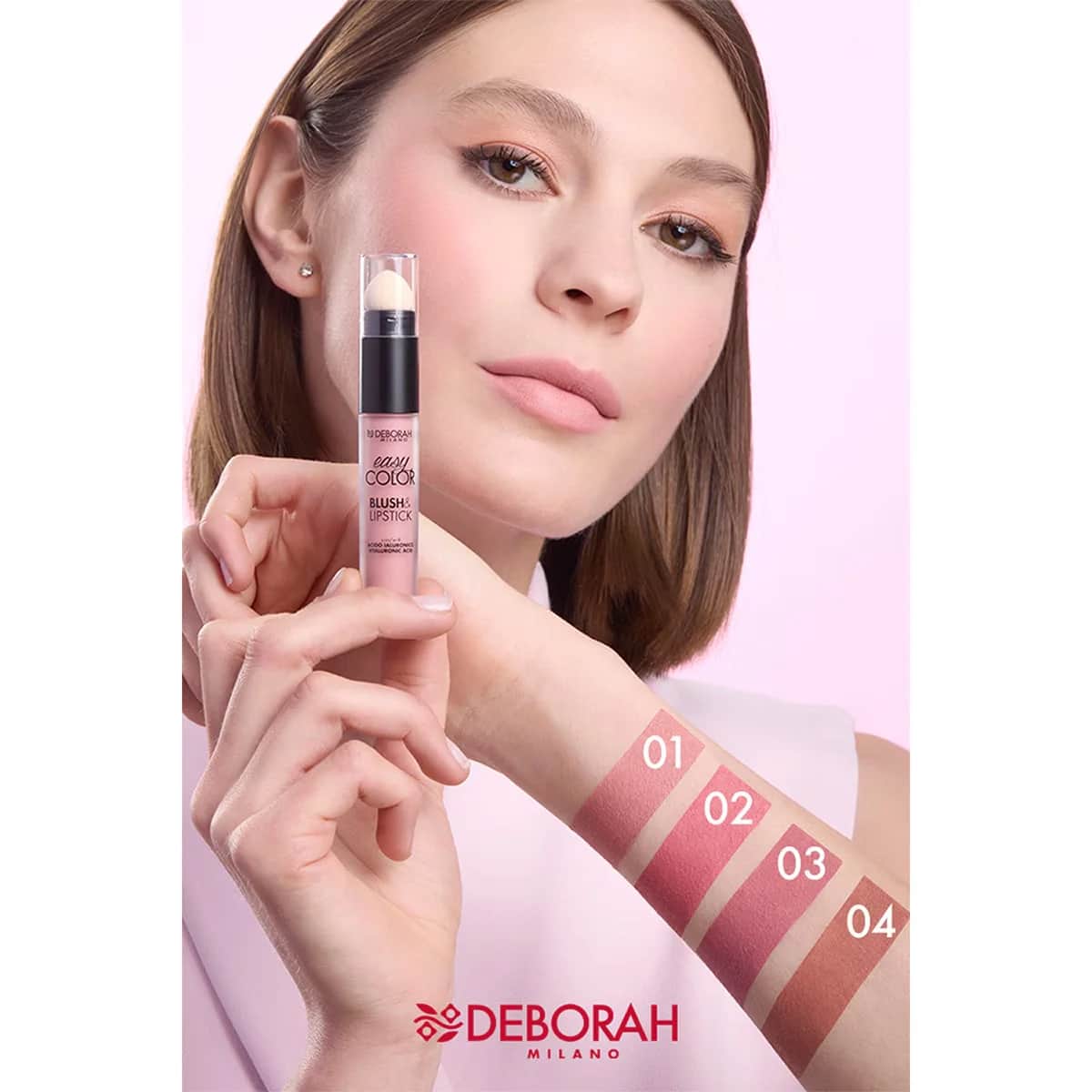 Deborah Easy Color Blush&lip Hyaluronic Acid No: 01