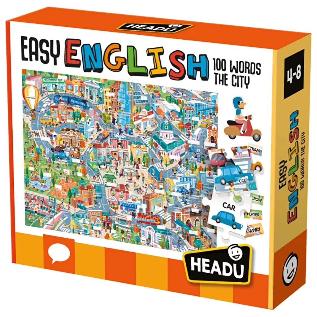 لعبة بازل المدينة 100 كلمة الإنجليزية السهلة من هيدو Headu