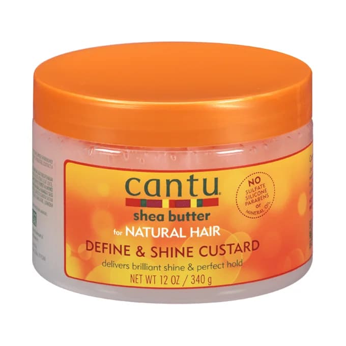 Cantu شيا بتر فور ناتشورال هير كاسترد لتحديد ولمعان الشعر من كانتو 340 جرام