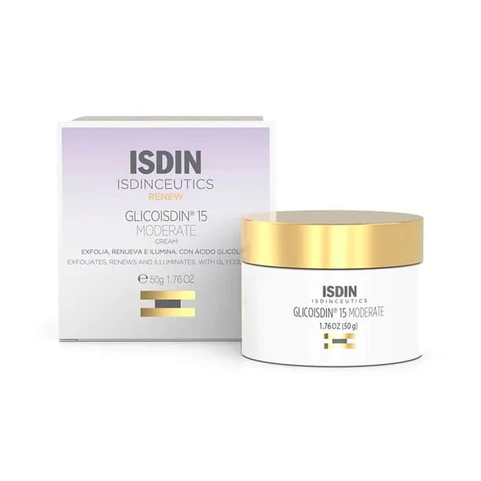 ISDIN كريم جليكويسدين معتدل 15% كريم مضاد للشيخوخة من ايسدين 50 جرام