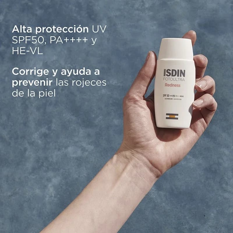 ISDIN واقي شمس والوقاية من الاحمرار فوتو الترا SPF50 من ايسدين 50 مل