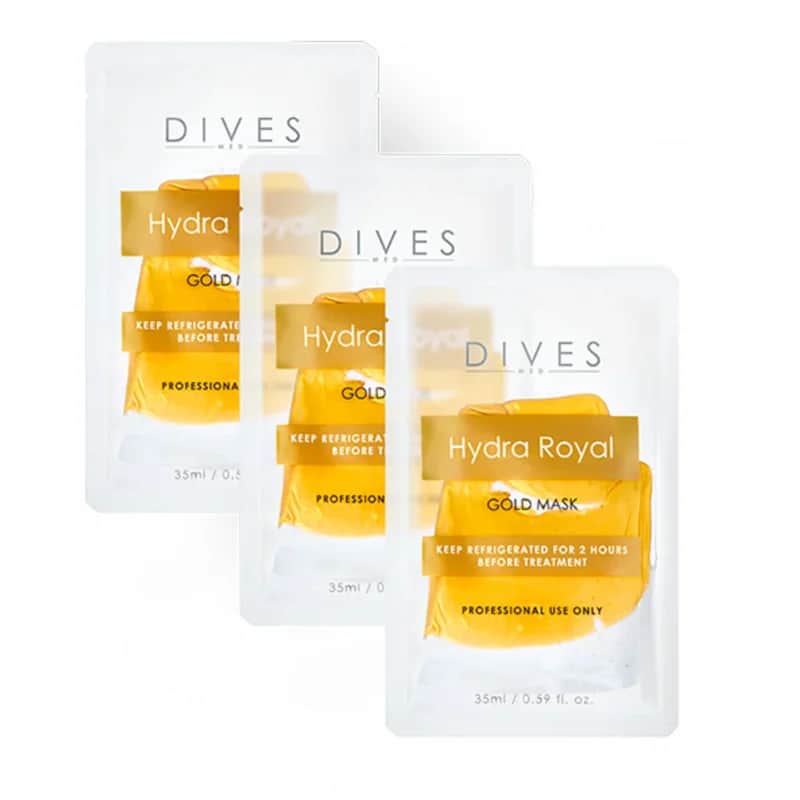 DIVES ماسك الذهب للنظارة الملكية هيدرا رويال بالكولاجين الطبيعي الغرواني من ديفيس 35 مل