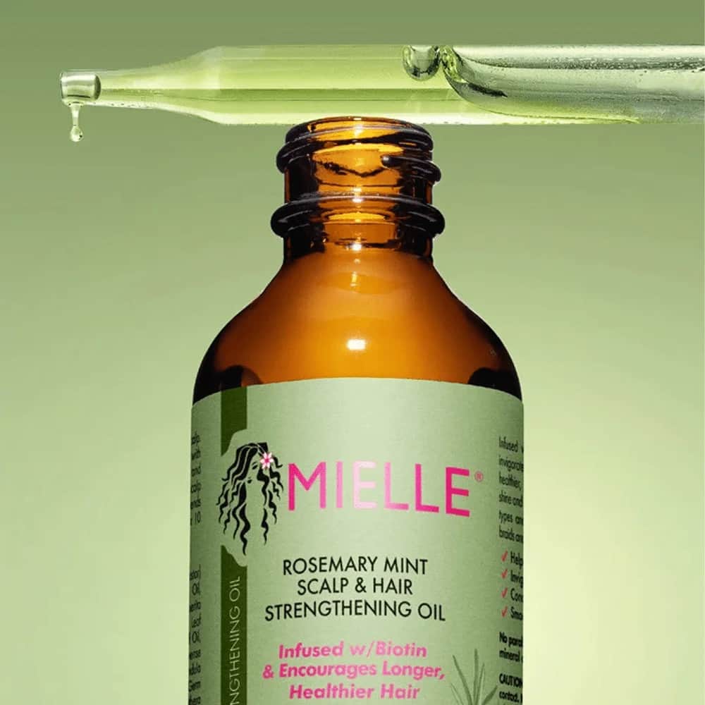 زيت تقوية فروة الرأس والشعر بالروزماري والنعناع من مييل أورغانيكس Mielle Organics