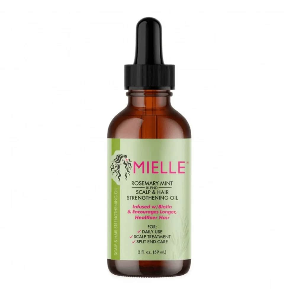 زيت تقوية فروة الرأس والشعر بالروزماري والنعناع من مييل أورغانيكس Mielle Organics