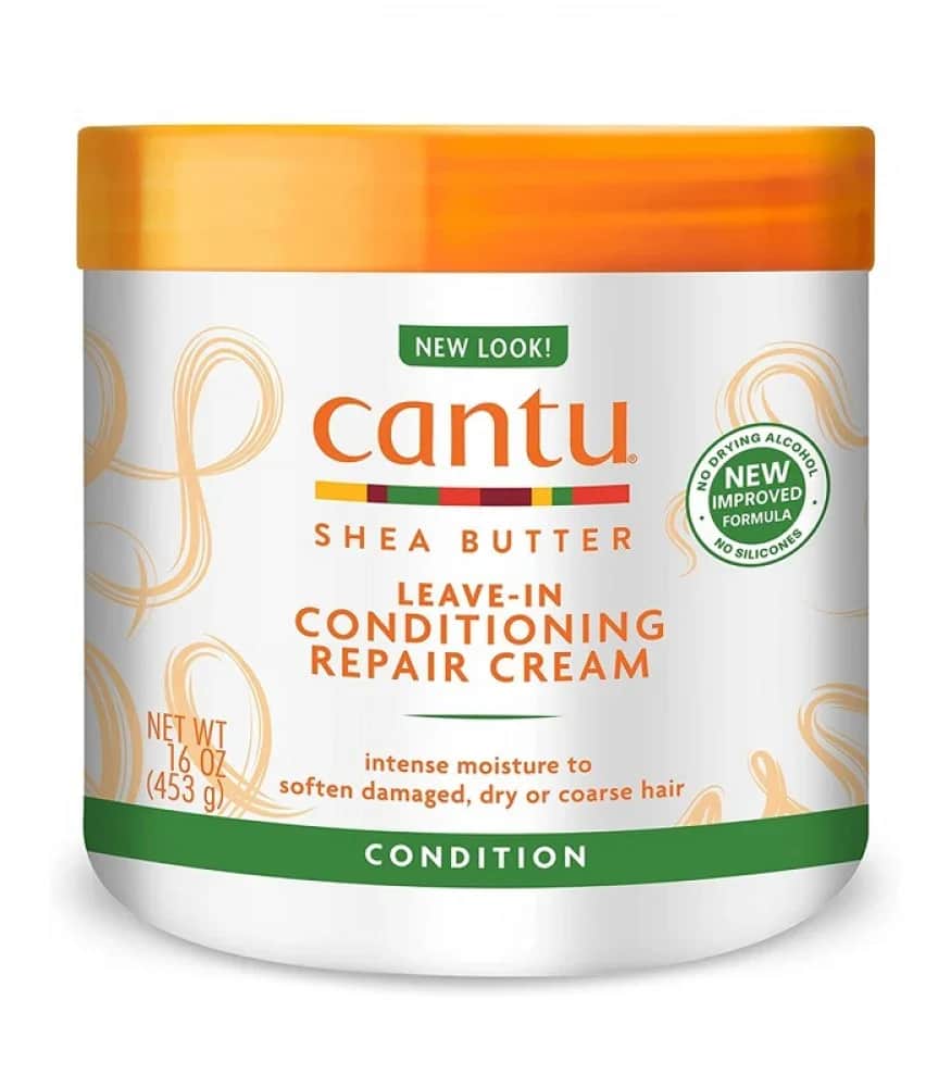 Cantu كريم إصلاح مرطب يترك على الشعر بخلاصة زبدة الشيا من كانتو 453 جرام