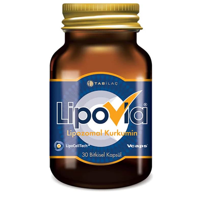 LipoVia كبسولات ليبوڤيا ليبوسومال كركمين العشبية، ٣٠ كبسولة
