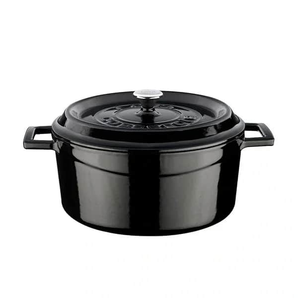 Lava وعاء دائري أسود لافا 24 سم