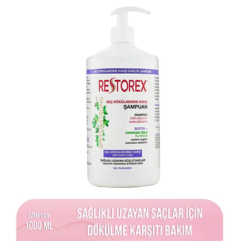 Restorex شامبو ريستوركس إكسترا ريزيستانس ضد تساقط الشعر 1000 مل