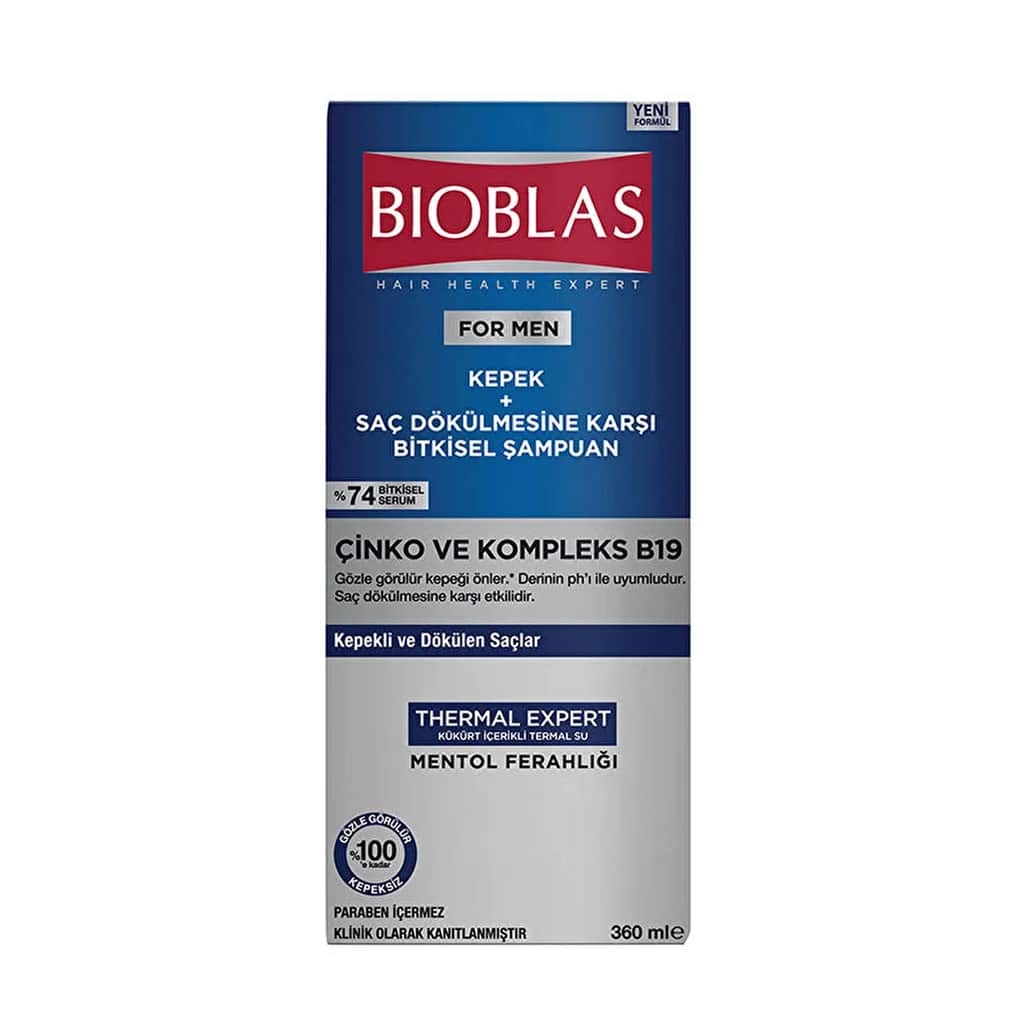 شامبو بيوبلاس للرجال المضاد لتساقط الشعر 360 مل Bioblas