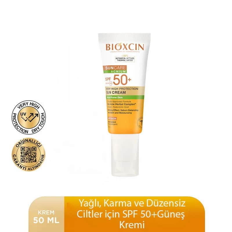 كريم واقي شمس SPF 50 للبشرة غير المنتظمة 50 مل من بيوكسين Bioxcin