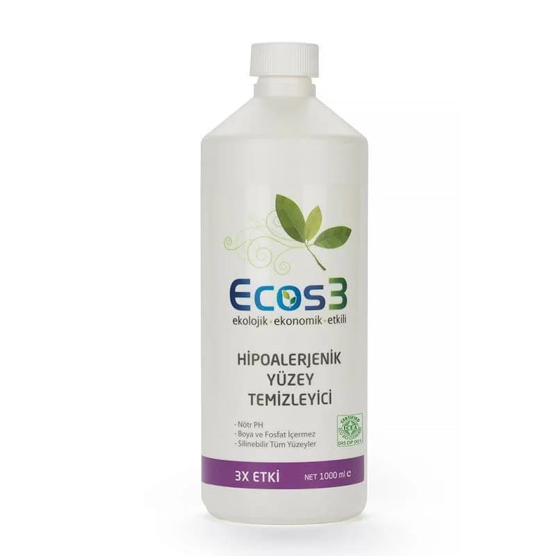 Ecos3 منظف الأسطح الصديق للبيئة والمضاد للحساسية إيكوس3 سعة 1 لتر